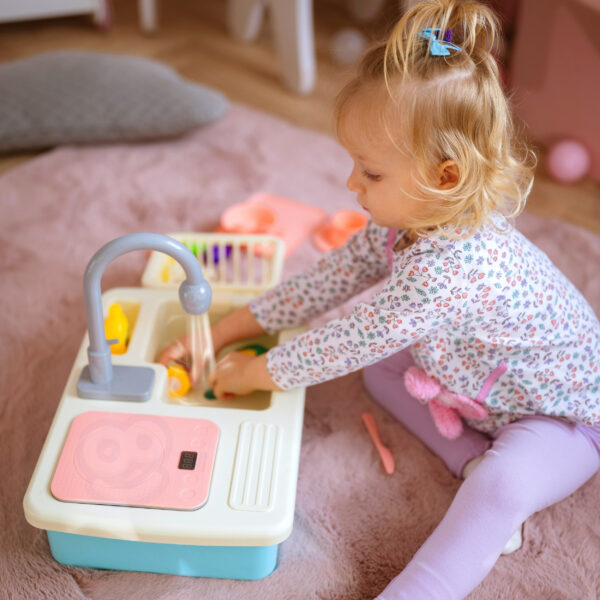 WOOPIE Zlewozmywak 2w1 Kuchnia Kran z Wodą Niebieski - 004