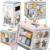 VIGA PolarB Activity Box Drewniane Edukacyjne Centrum Gier 5w1 kostka - 001