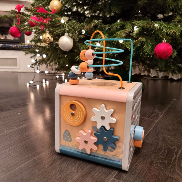 VIGA PolarB Activity Box Drewniane Edukacyjne Centrum Gier 5w1 kostka - 014