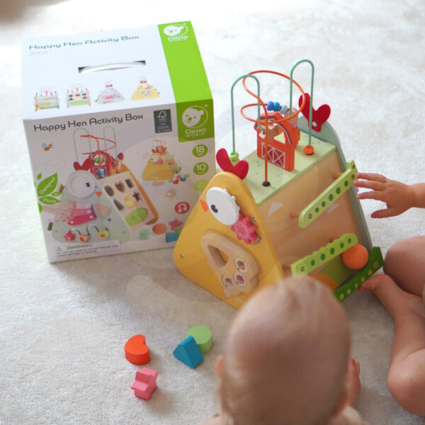 CLASSIC WORLD Kostka Montessori 10w1 Szczęśliwa Farma XXL - 005