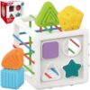 Elastyczna kostka sensoryczna sorter klocki - Woopie Baby - 001