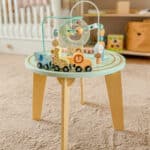 TOOKY TOY Drewniany Stół Aktywności Montessori Pętla Motoryczna - 002