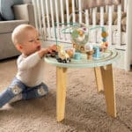 TOOKY TOY Drewniany Stół Aktywności Montessori Pętla Motoryczna - 004