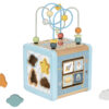 TOOKY TOY Drewniana Kostka Aktywności Kosmos Sorter Labirynt - 008