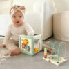 WOOPIE GREEN Drewniana Kostka Aktywności Multifunkcyjna Edukacyjna Sorter - 008
