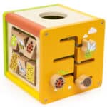 Interaktywna kostka edukacyjna Viga Toys drewniana 5w1 - 003