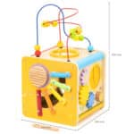 Viga Drewniana Kostka Edukacyjna 5w1 - 010