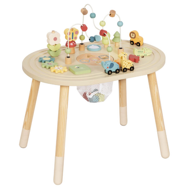 TOOKY TOY Drewniany Stolik Aktywności Safari - 002