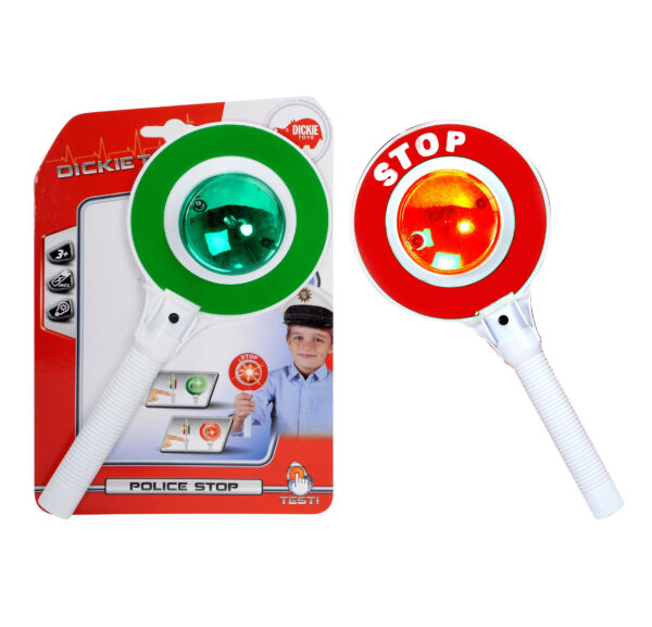 DICKIE Policyjny Lizak sygnalizacyjny z światłem 25 cm - 002