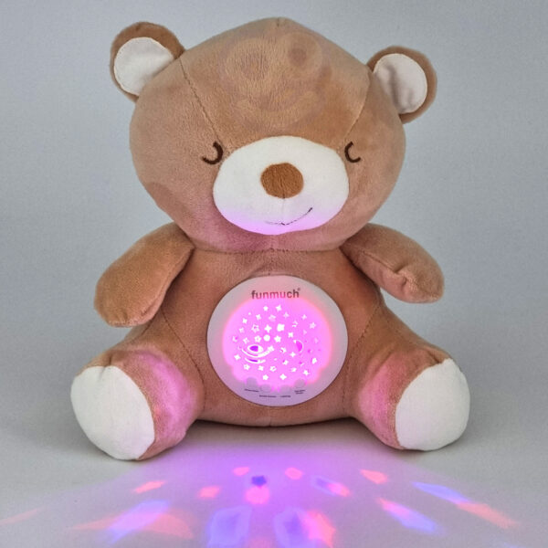 Przytulanka Usypiacz Miś 10 Kołysanek Projektor - WOOPIE - 005