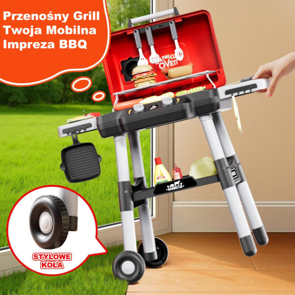 WOOPIE Grill Barbecue Kuchnia Ogrodowa Interaktywna LED Zestaw XL 31 el. - 004