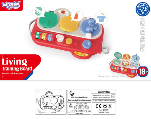 WOOPIE BABY Odkryj i Sprawdź Zabawka Manipulacyjna Edukacyjna - 016