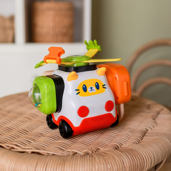 WOOPIE BABY Montessori Manipulacyjny Zestaw Konstrukcyjny Samochód Kotek 1 - 002