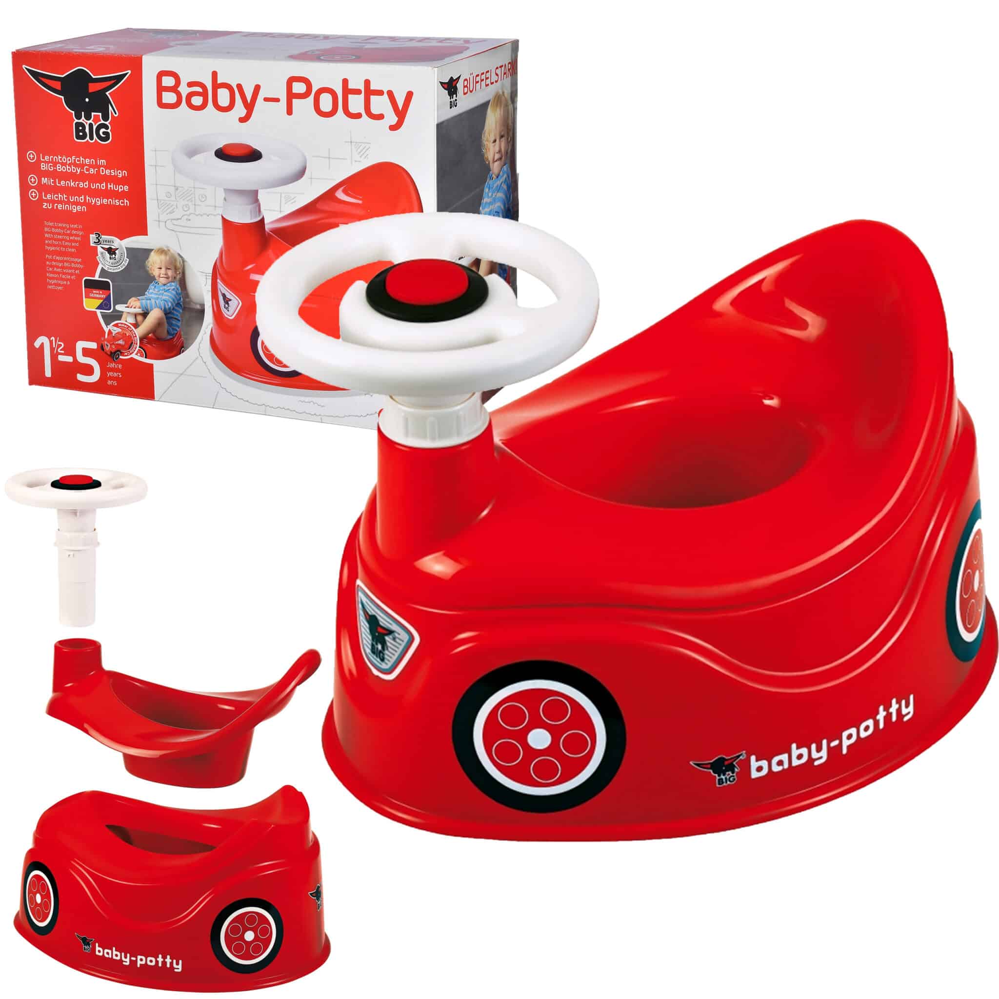 BIG Nocnik New Bobby Car Autko Kierownica - 001