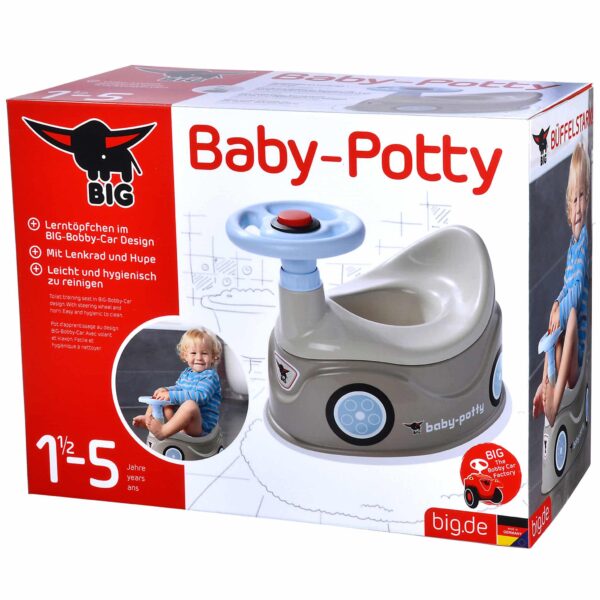 Interaktywny nocnik samochód New Bobby Car z kierownicą - BIG - 005