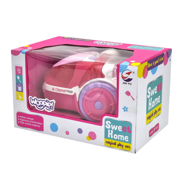 WOOPIE Odkurzacz dla Dzieci z Funkcją Wciągania Różowy - 006