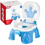 Niebieski nocnik dla chłopca z muzyką 3w1 stopień – Woopie Baby - 001