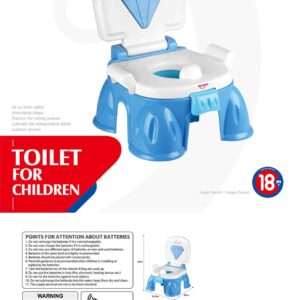 Niebieski nocnik dla chłopca z muzyką 3w1 stopień – Woopie Baby - 006