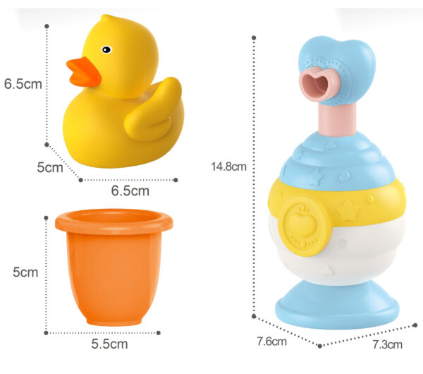 Zabawki do Kąpieli z Dozownikiem Piany 18m+ - WOOPIE BABY - 002