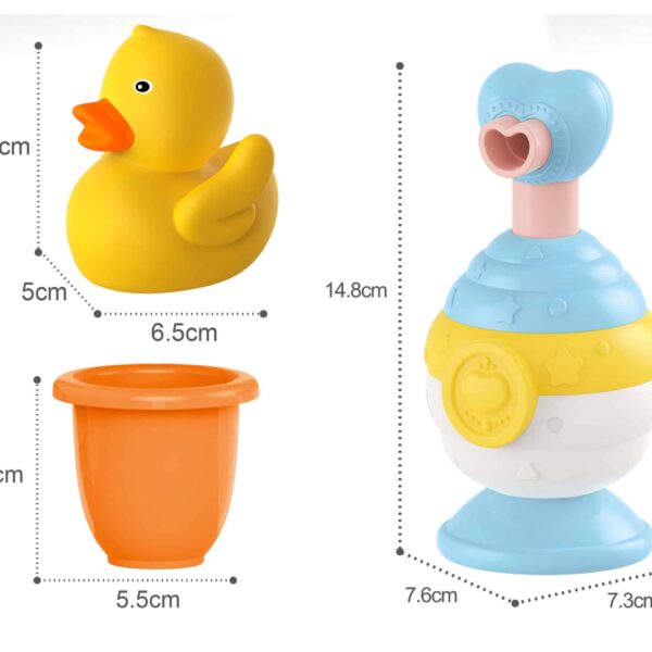 Zabawki do Kąpieli z Dozownikiem Piany 18m+ - WOOPIE BABY - 002