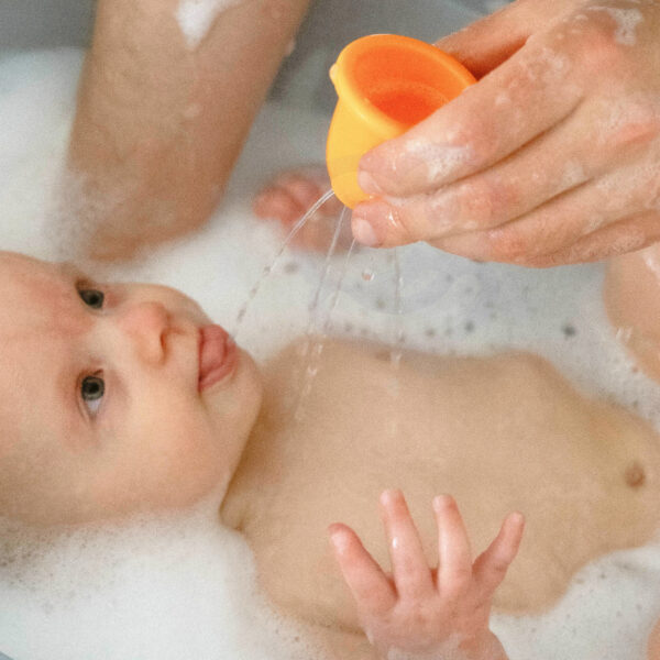 Zabawki do Kąpieli z Dozownikiem Piany Różowe 18m+ - WOOPIE BABY - 002