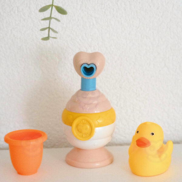 Zabawki do Kąpieli z Dozownikiem Piany Różowe 18m+ - WOOPIE BABY - 005