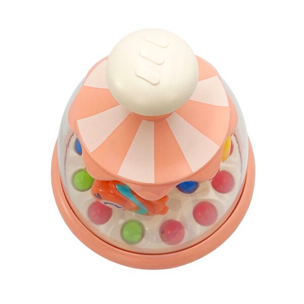 WOOPIE BABY Kolorowe Zwierzątka Różowy Bączek z Kulkami Karuzela - 005