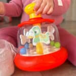 WOOPIE BABY Kolorowe Koniki Czerwona Bączek Karuzela - 004