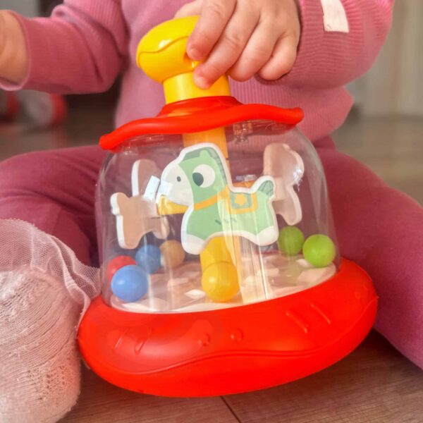 WOOPIE BABY Kolorowe Koniki Czerwona Bączek Karuzela - 004