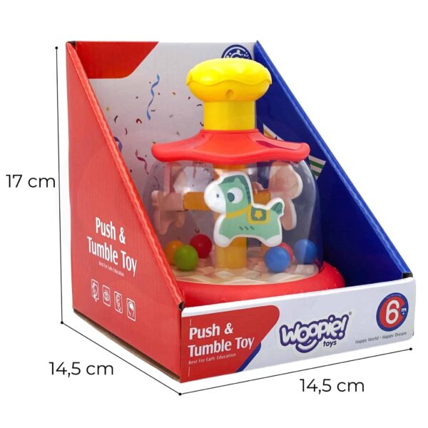 WOOPIE BABY Kolorowe Koniki Czerwona Bączek Karuzela - 009