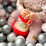 WOOPIE BABY Kolorowe Koniki Czerwona Bączek Karuzela - 012