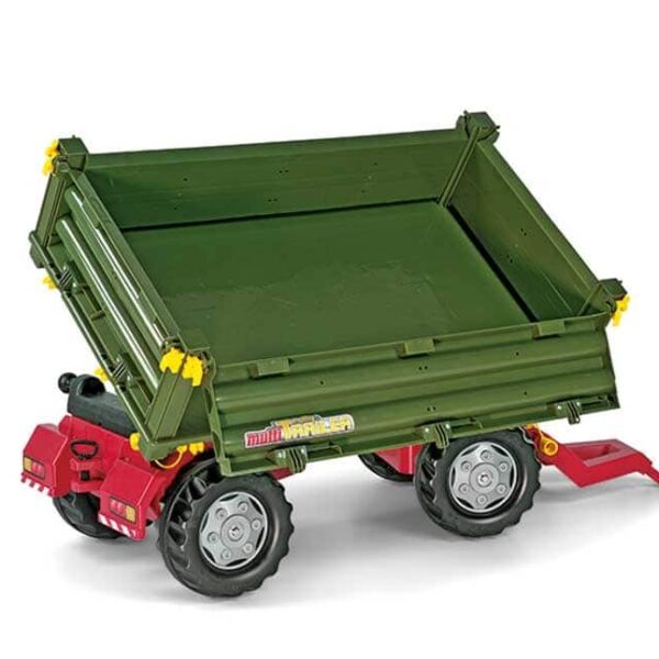Rolly Toys rollyTrailer Przyczepa Rolly Multi dwuosiowa zielona - 002