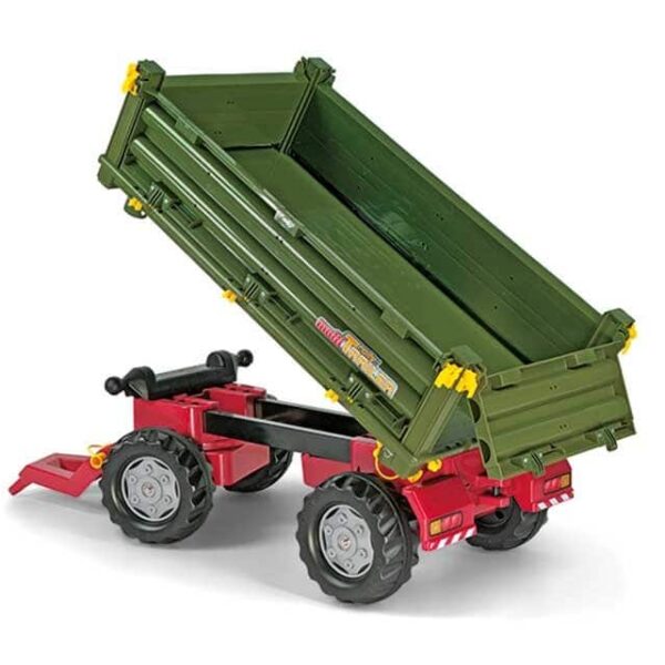 Rolly Toys rollyTrailer Przyczepa Rolly Multi dwuosiowa zielona - 003