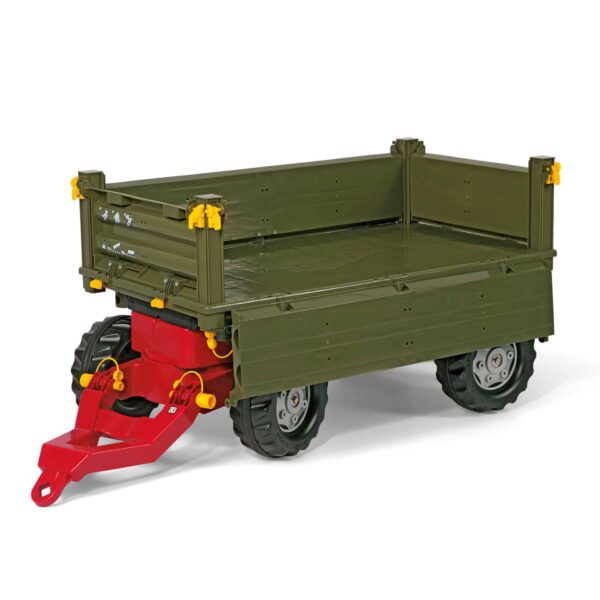Rolly Toys rollyTrailer Przyczepa Rolly Multi dwuosiowa zielona - 008