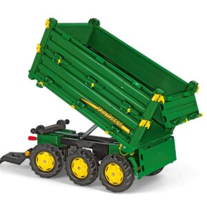 Rolly Toys rollyMulti Trailer -  Przyczepa Wywrotka Rolly Multi John Deere 3 osiowa - 002