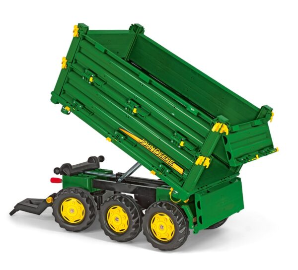 Rolly Toys rollyMulti Trailer -  Przyczepa Wywrotka Rolly Multi John Deere 3 osiowa - 002