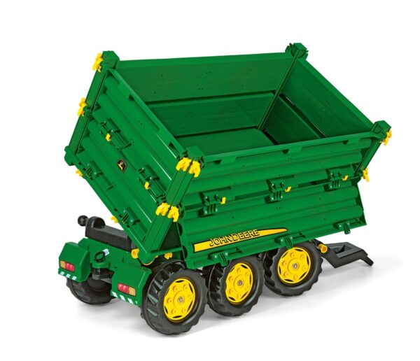 Rolly Toys rollyMulti Trailer -  Przyczepa Wywrotka Rolly Multi John Deere 3 osiowa - 003