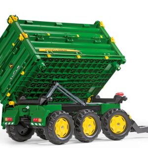 Rolly Toys rollyMulti Trailer -  Przyczepa Wywrotka Rolly Multi John Deere 3 osiowa - 004