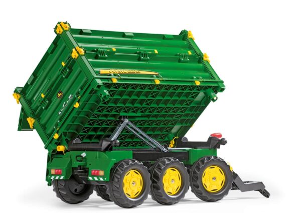 Rolly Toys rollyMulti Trailer -  Przyczepa Wywrotka Rolly Multi John Deere 3 osiowa - 004
