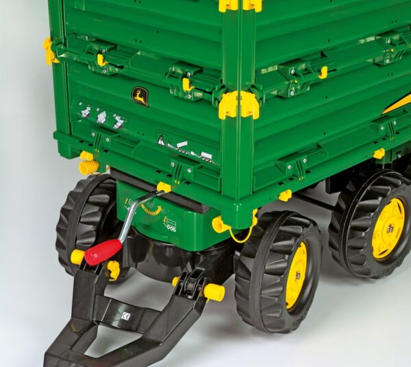 Rolly Toys rollyMulti Trailer -  Przyczepa Wywrotka Rolly Multi John Deere 3 osiowa - 005