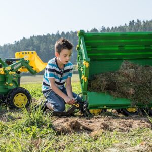 Rolly Toys rollyMulti Trailer -  Przyczepa Wywrotka Rolly Multi John Deere 3 osiowa - 006