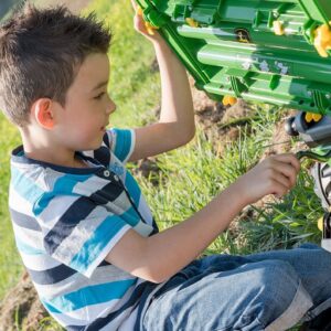 Rolly Toys rollyMulti Trailer -  Przyczepa Wywrotka Rolly Multi John Deere 3 osiowa - 007