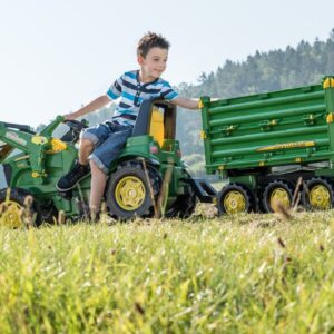 Rolly Toys rollyMulti Trailer -  Przyczepa Wywrotka Rolly Multi John Deere 3 osiowa - 009
