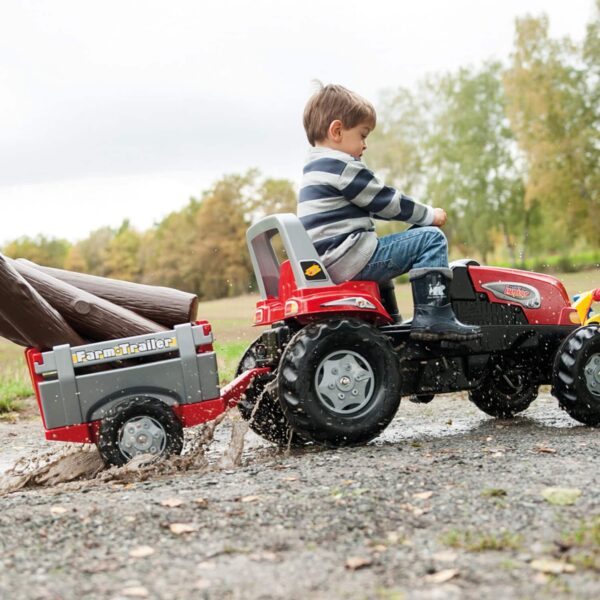 Rolly Toys RollyJunior RT - Traktor na pedały z przyczepą Junior 3-8 lat do 50kg - 002