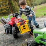 Rolly Toys RollyJunior RT - Traktor na pedały z przyczepą Junior 3-8 lat do 50kg - 003