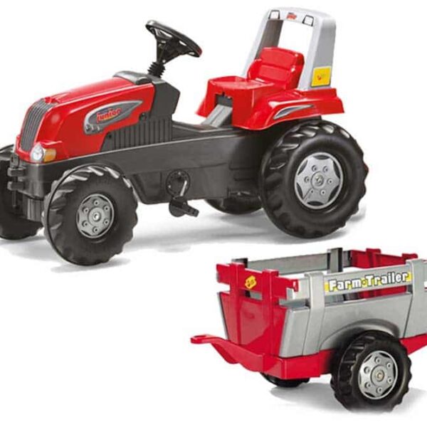 Rolly Toys RollyJunior RT - Traktor na pedały z przyczepą Junior 3-8 lat do 50kg - 005