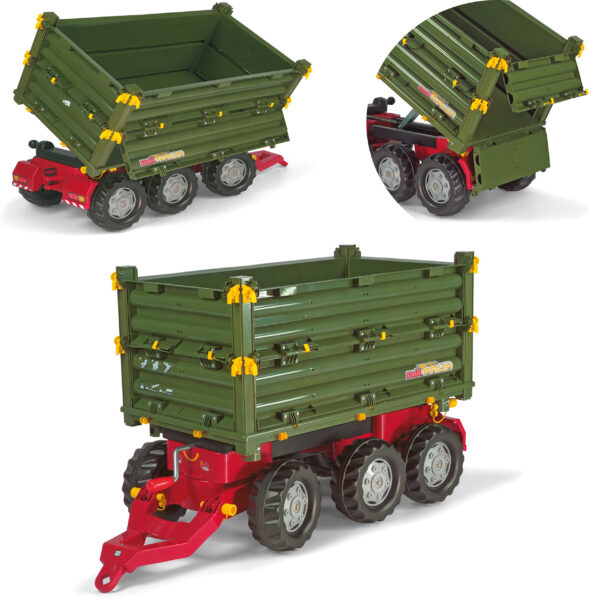 Rolly Toys rollyTrailer Wielka Przyczepa 3 osie Multi Trailer - 001