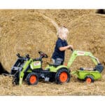 FALK Traktor z Przyczepą CLAAS Arion Backhoe ŁYŻKA + Ładowarka Od 2 Lat - 003