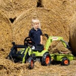 FALK Traktor z Przyczepą CLAAS Arion Backhoe ŁYŻKA + Ładowarka Od 2 Lat - 004