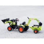 FALK Traktor z Przyczepą CLAAS Arion Backhoe ŁYŻKA + Ładowarka Od 2 Lat - 007